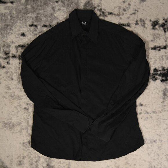 Dolce & Gabbana Black Button Up Shirt - Picture 1 of 6